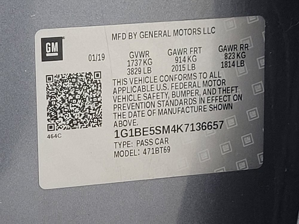 Used 2019 Chevrolet Cruze LT w/ Convenience Package image 33