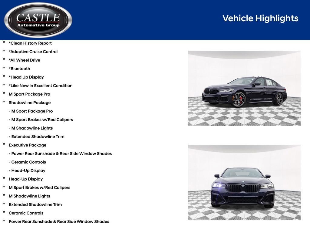 Used 2023 BMW M550i xDrive w/ Executive Package AWD/4WD image 4