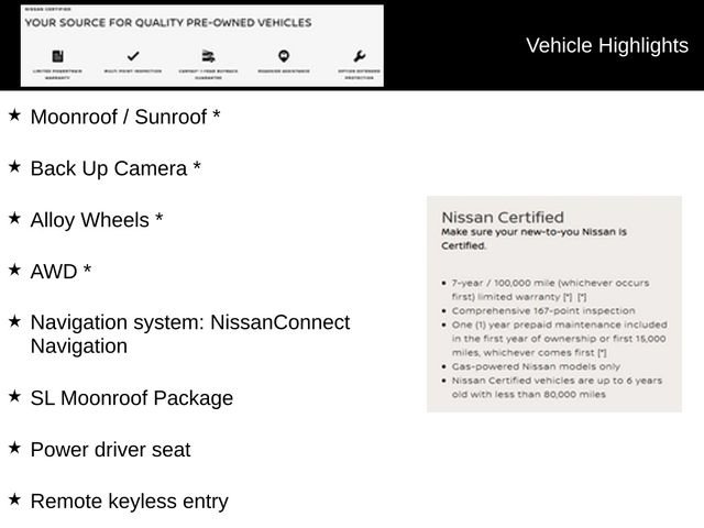 Certified 2023 Nissan Murano SL w/ SL Moonroof Package AWD/4WD image 9