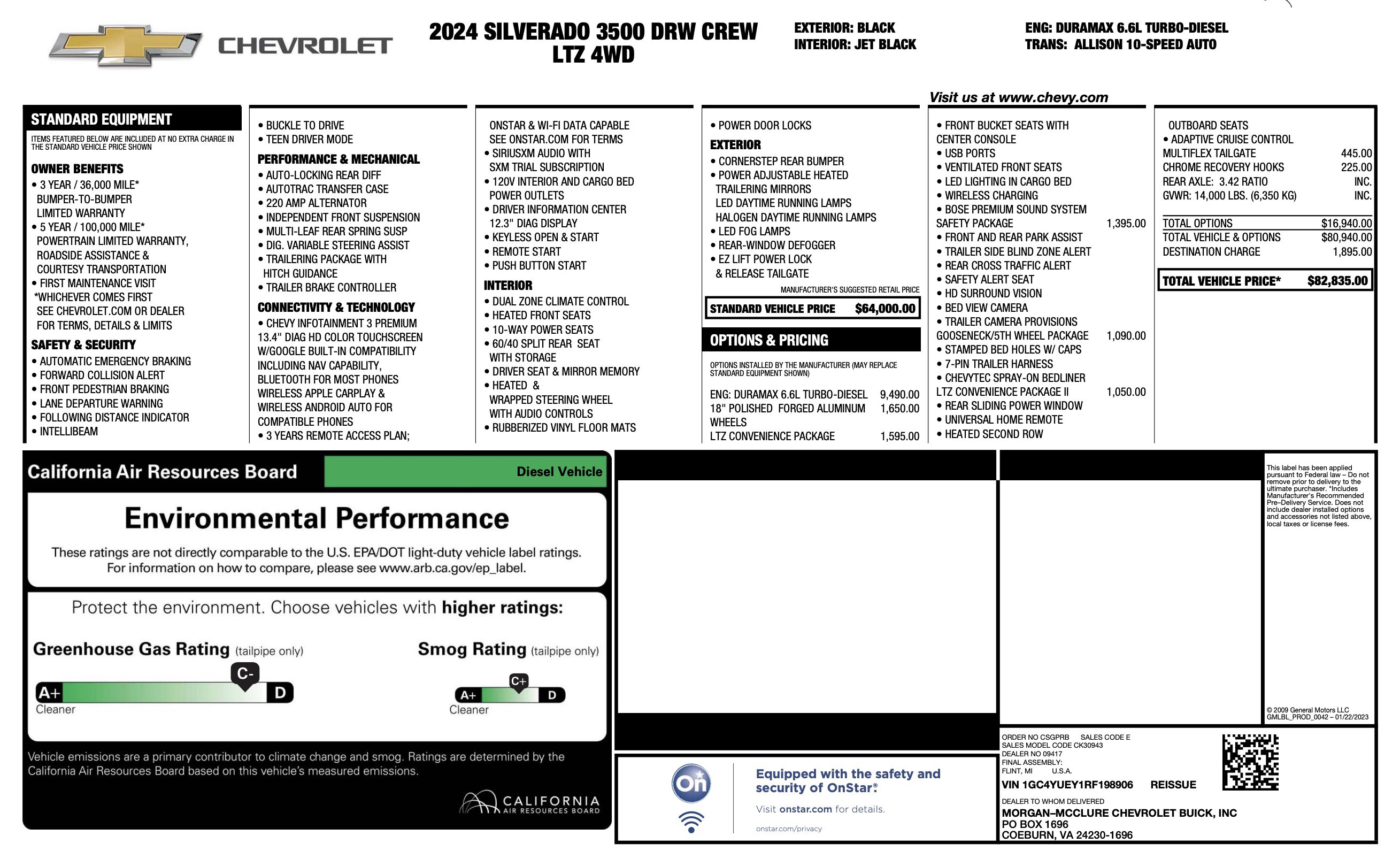 Used 2024 Chevrolet Silverado 3500 LTZ w/ LTZ Convenience Package image 2