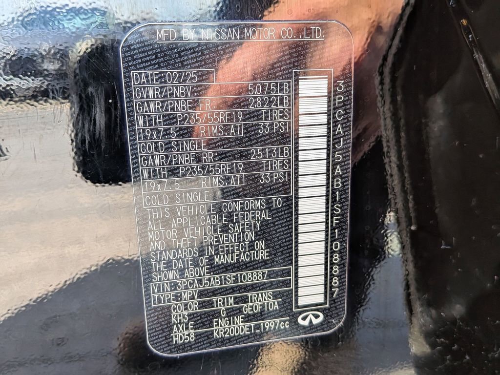 Used 2025 INFINITI QX50 Pure image 27