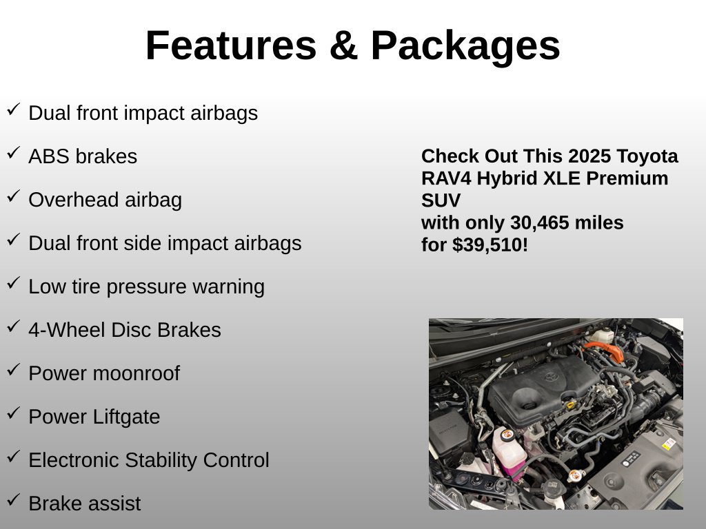 Used 2025 Toyota RAV4 XLE Premium w/ Weather Package AWD/4WD image 13