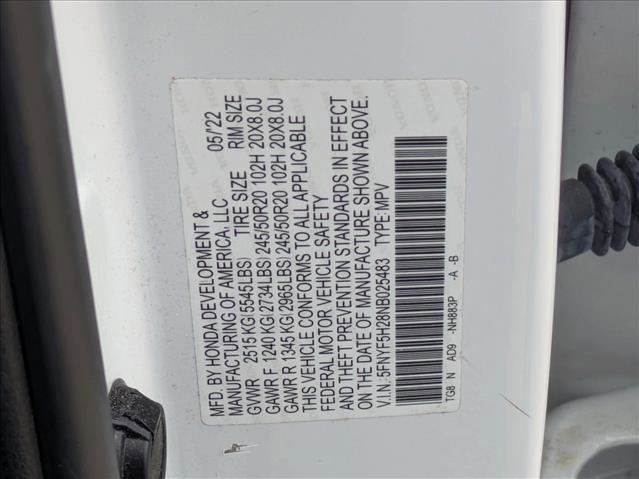 Used 2022 Honda Pilot Special Edition image 20