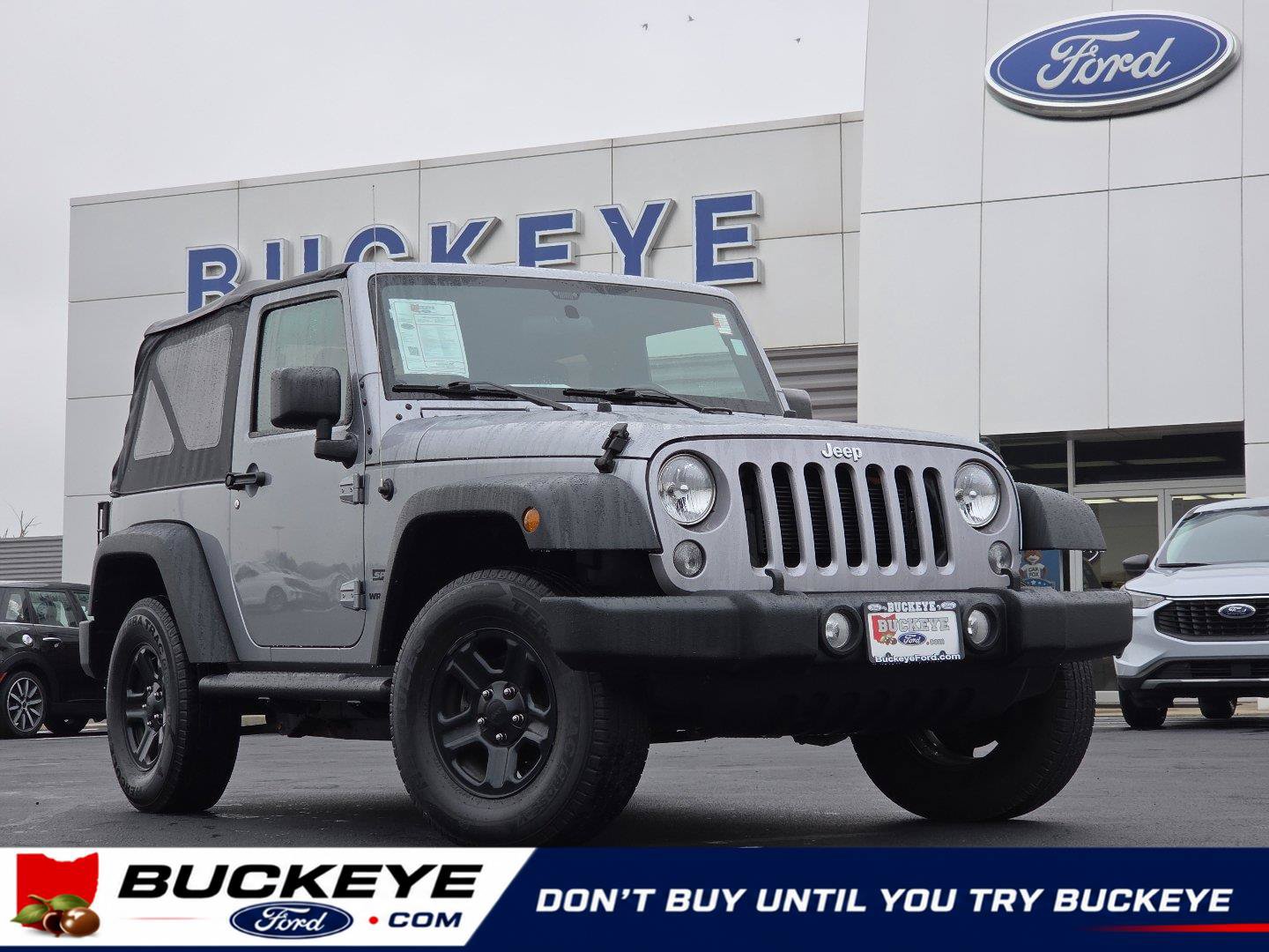 Used 2015 Jeep Wrangler Sport w/ Mopar Black Appearance Group AWD/4WD image 1