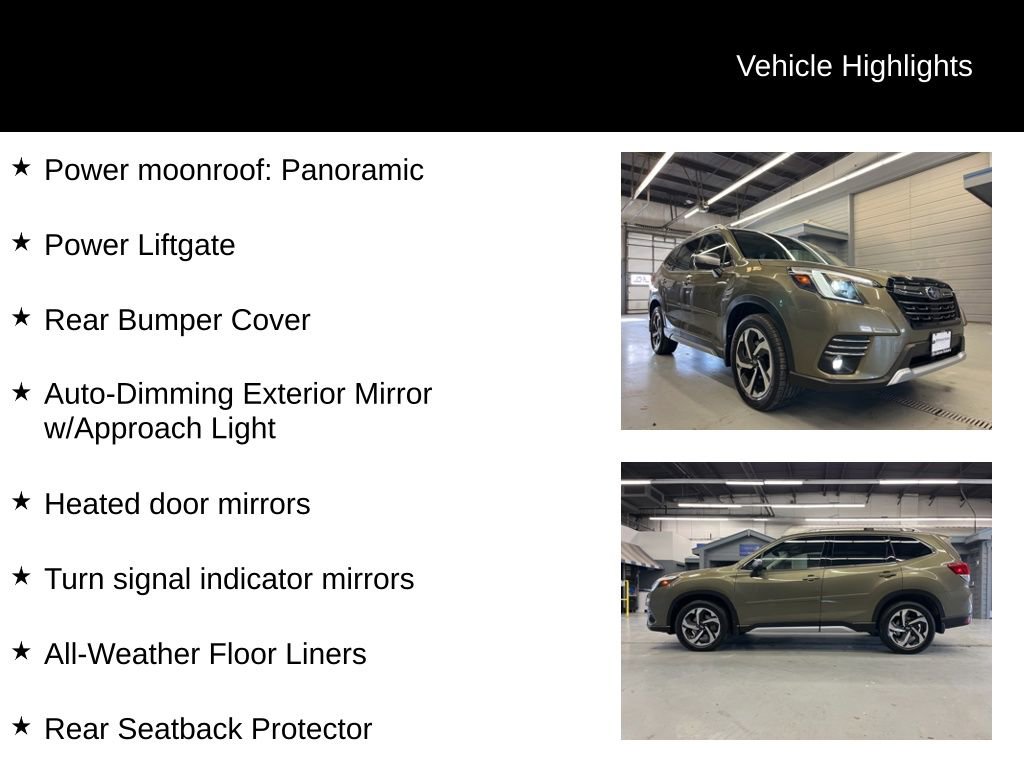 Certified 2023 Subaru Forester Touring w/ Popular Package #3 image 13