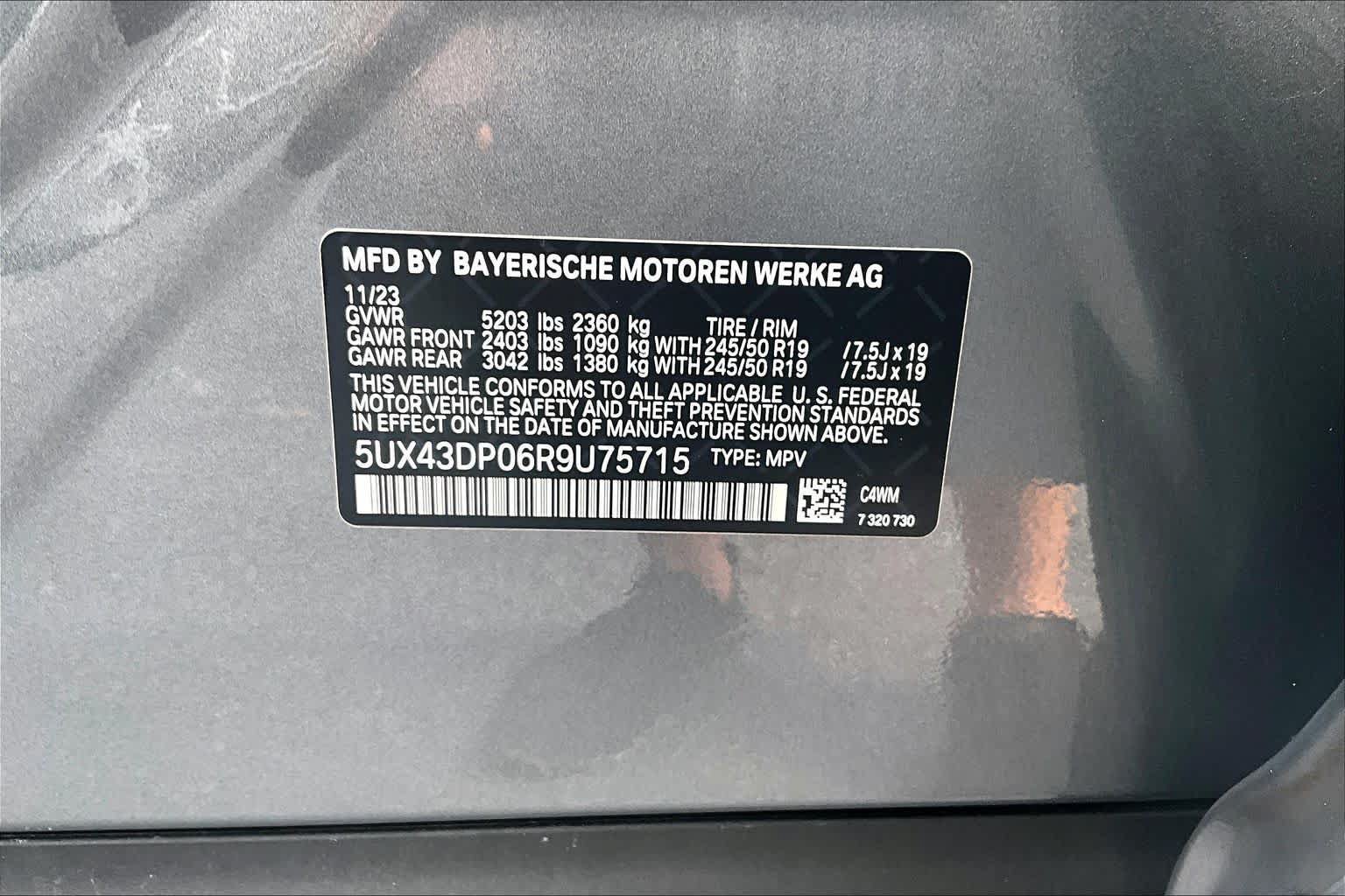 Used 2024 BMW X3 sDrive30i w/ Premium Package RWD image 34