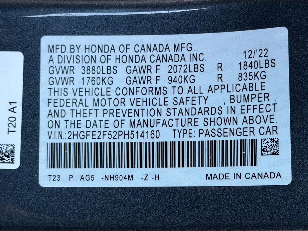 Used 2023 Honda Civic Sport image 29