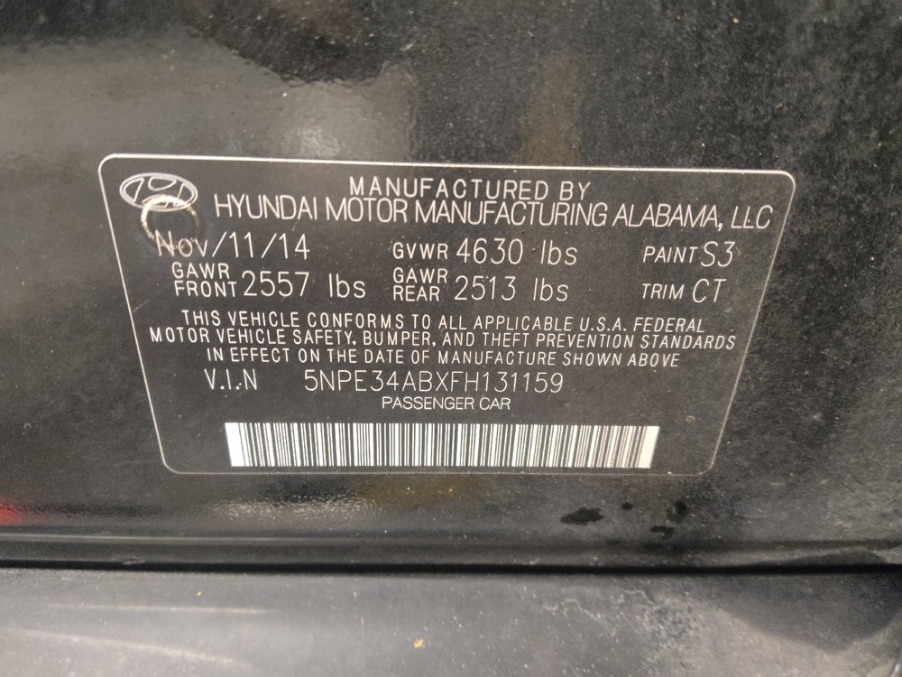 Used 2015 Hyundai Sonata Limited 2.0T FWD image 33