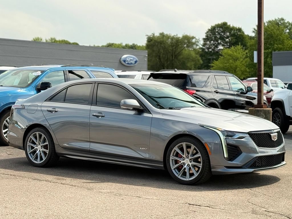 Used 2021 Cadillac CT4 V w/ Technology Package AWD/4WD image 32