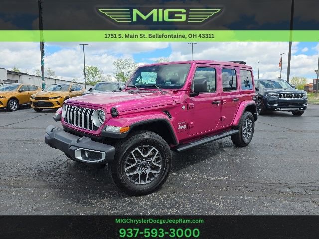 Used 2024 Jeep Wrangler Unlimited Sahara w/ Technology Group AWD/4WD image 1