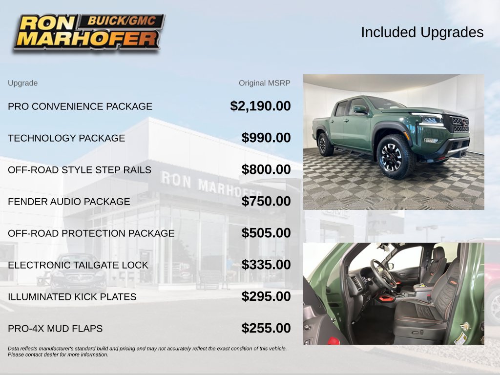 Used 2023 Nissan Frontier PRO-4X w/ Pro Convenience Package AWD/4WD image 6