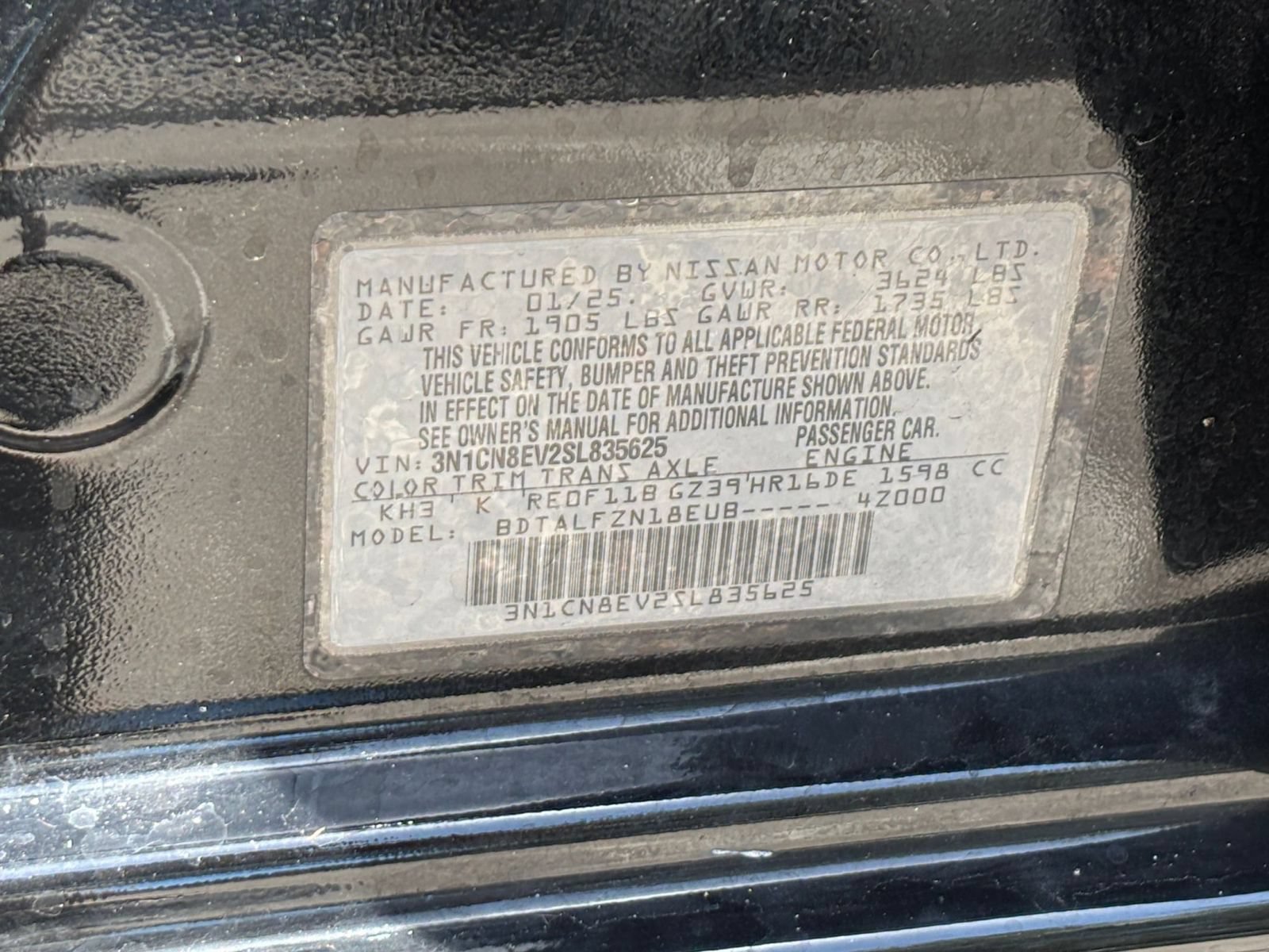 Used 2025 Nissan Versa SV FWD image 26