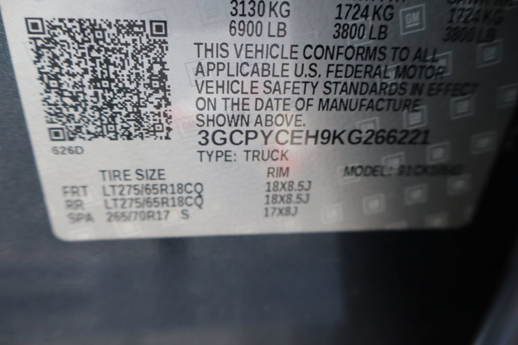 Used 2019 Chevrolet Silverado 1500 Custom Trail Boss w/ Custom Convenience Package AWD/4WD image 31