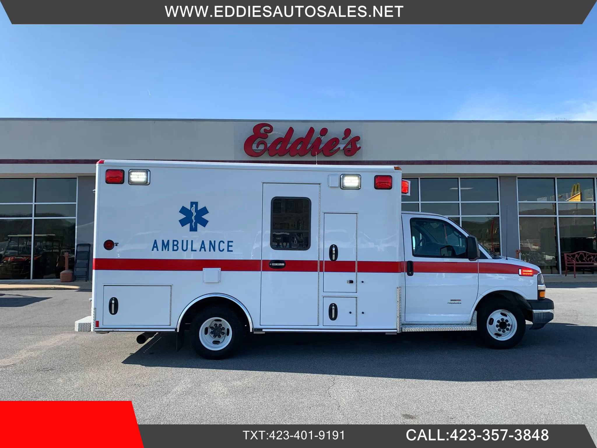 Used 2014 Chevrolet Express 4500 w/ Ambulance Package