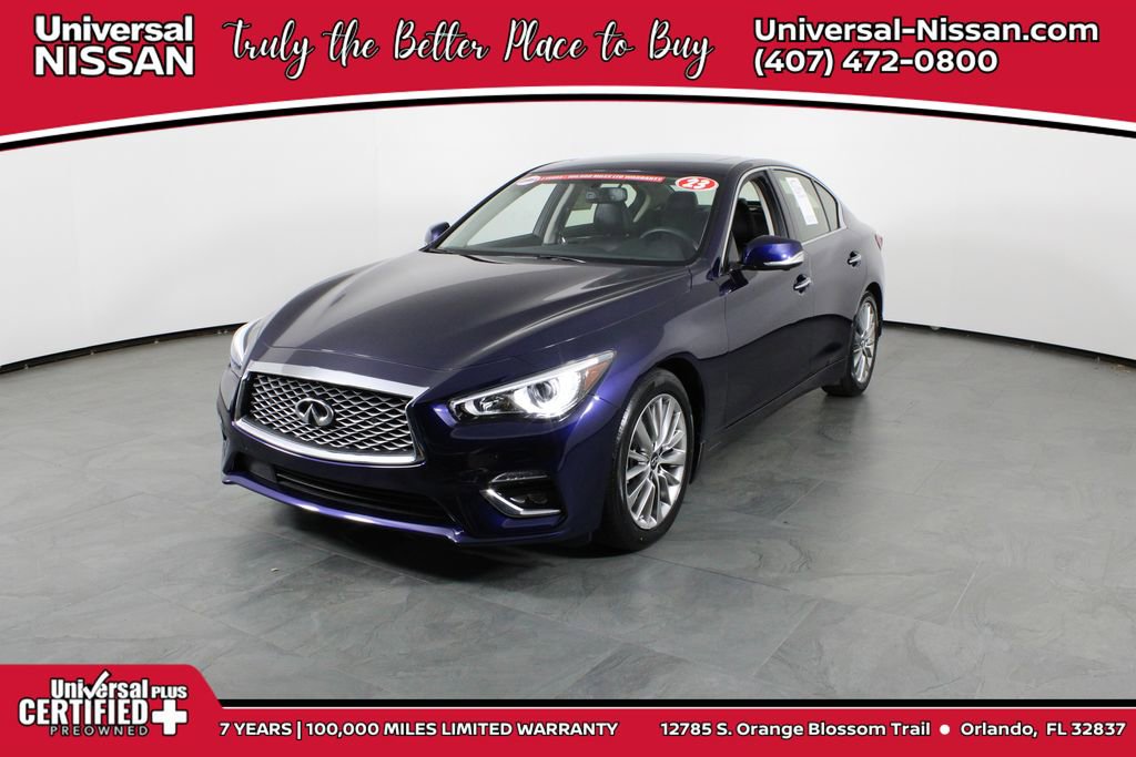 Used 2023 INFINITI Q50 Luxe w/ Cargo Package image 1