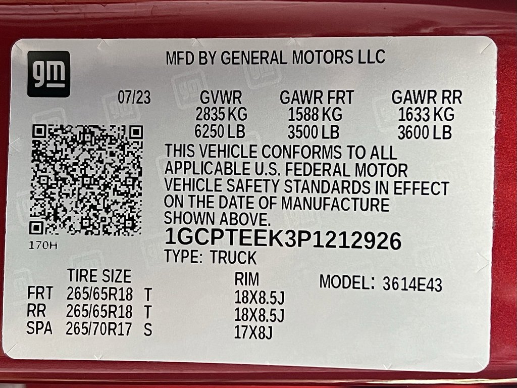 Used 2023 Chevrolet Colorado Trail Boss w/ Technology Package image 43