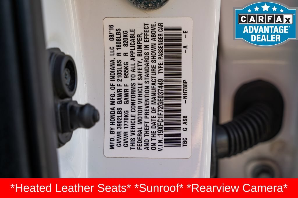 Used 2016 Honda Civic EX-L image 33