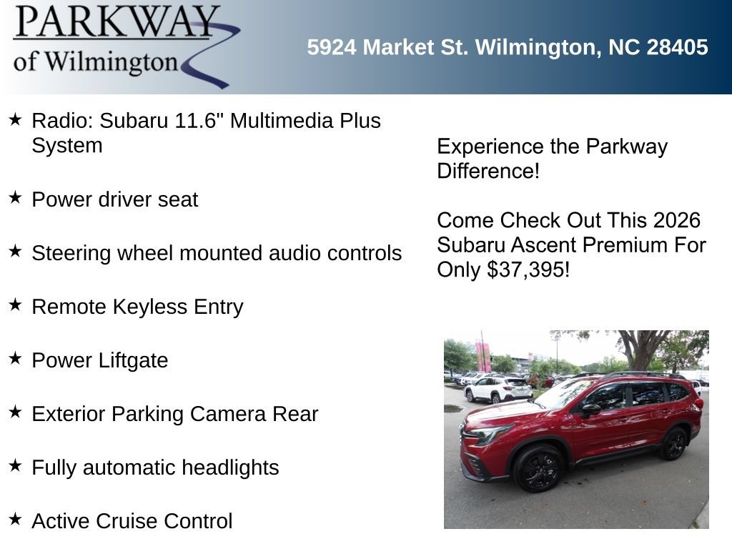 Used 2026 Subaru Ascent Premium AWD/4WD image 6