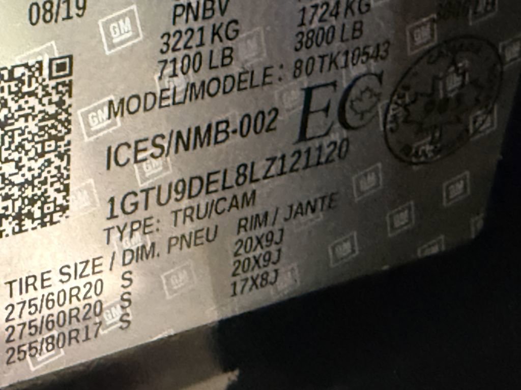 Used 2020 GMC Sierra 1500 SLT w/ SLT Premium Plus Package image 54