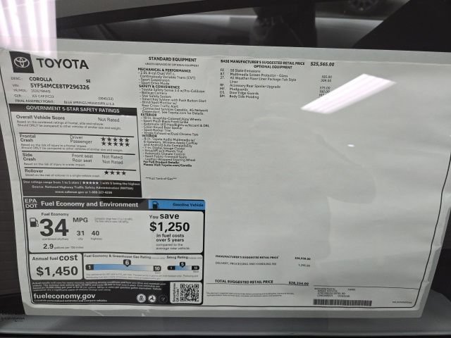 New 2026 Toyota Corolla SE FWD image 7