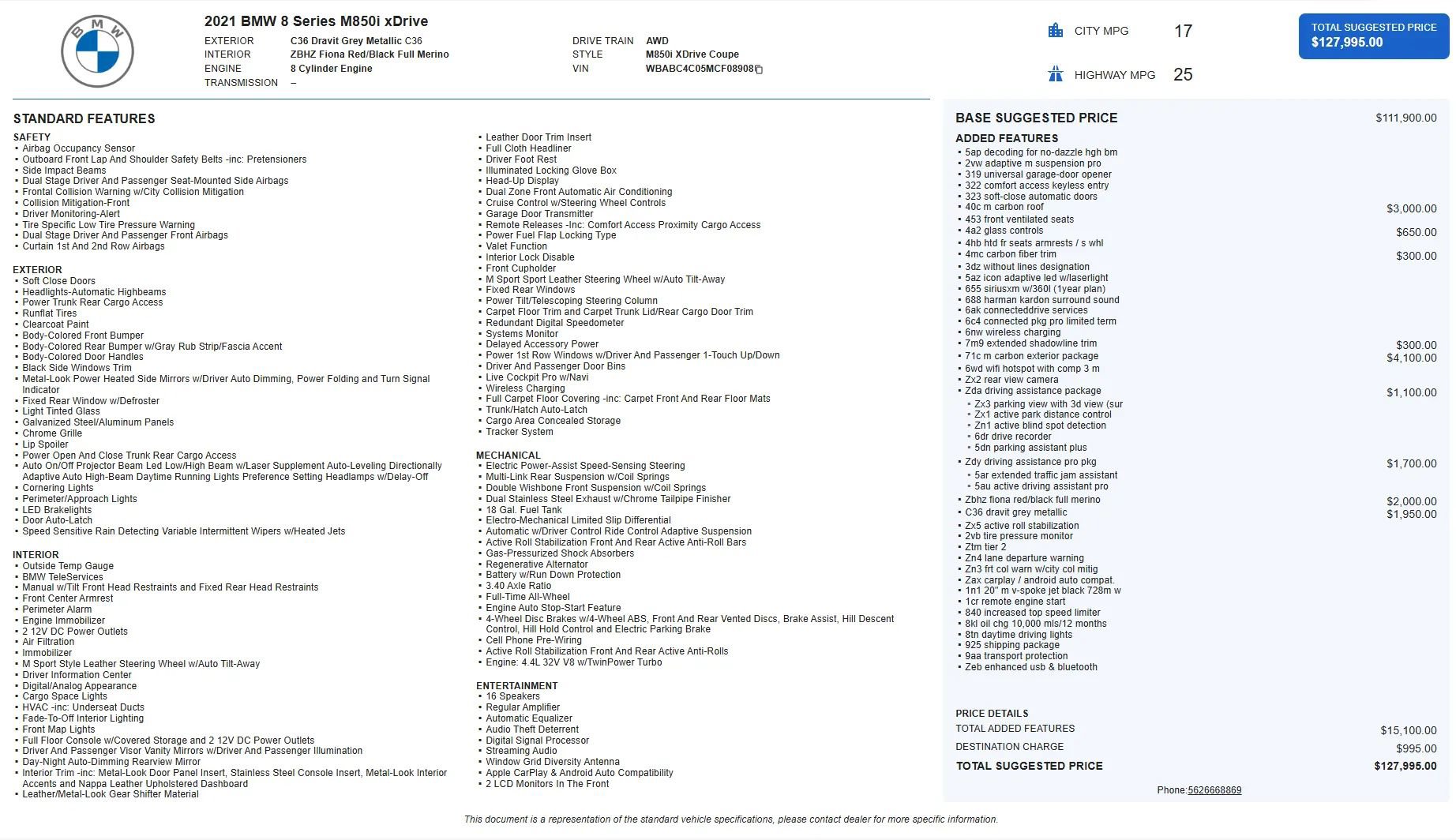 Used 2021 BMW M850i xDrive M850i xDrive Coupe 2D w/ M Carbon Exterior Package image 29