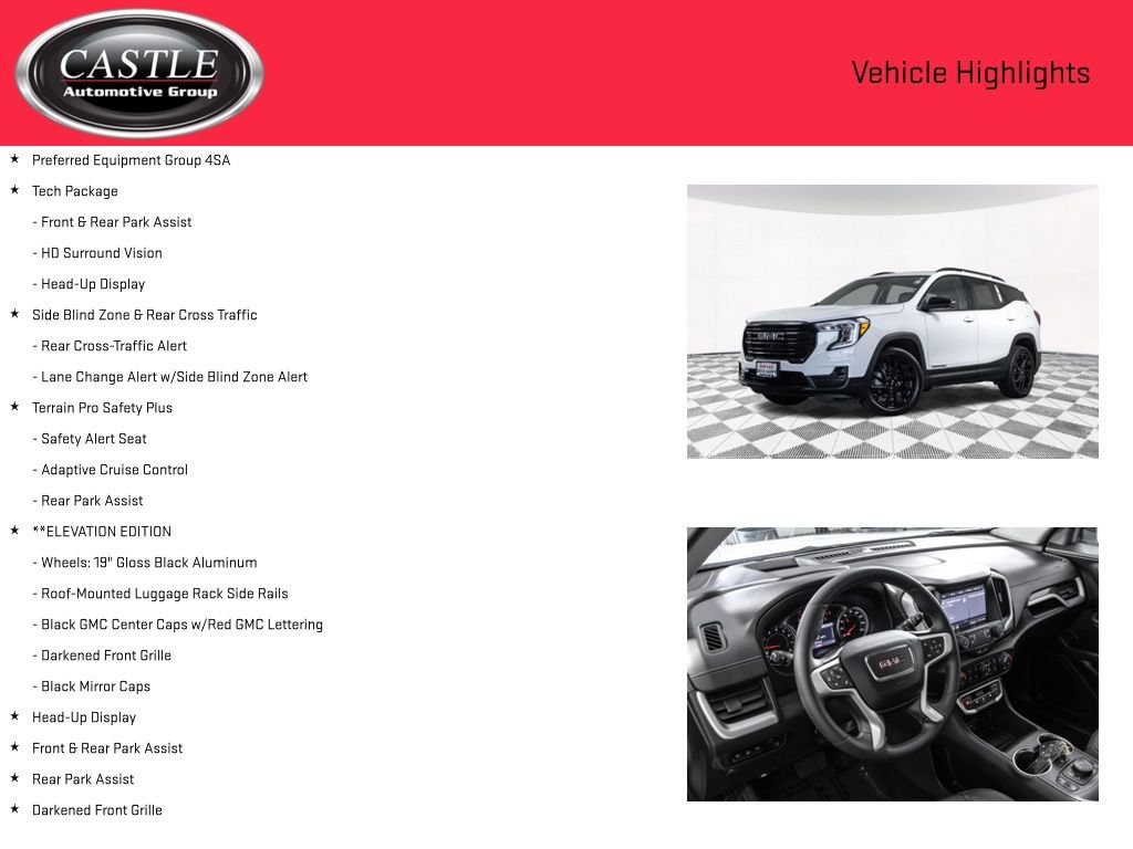 Certified 2023 GMC Terrain SLT w/ Tech Package AWD/4WD image 3