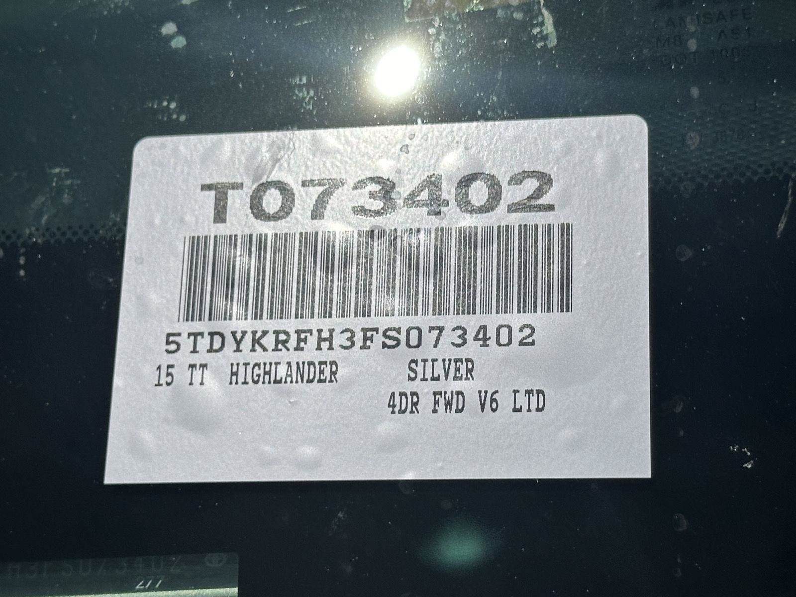 Used 2015 Toyota Highlander Limited FWD image 14