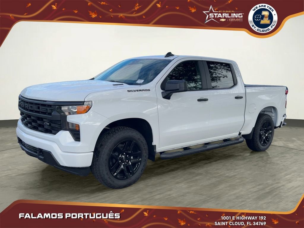 New 2026 Chevrolet Silverado 1500 Custom w/ Turbomax Blackout Package