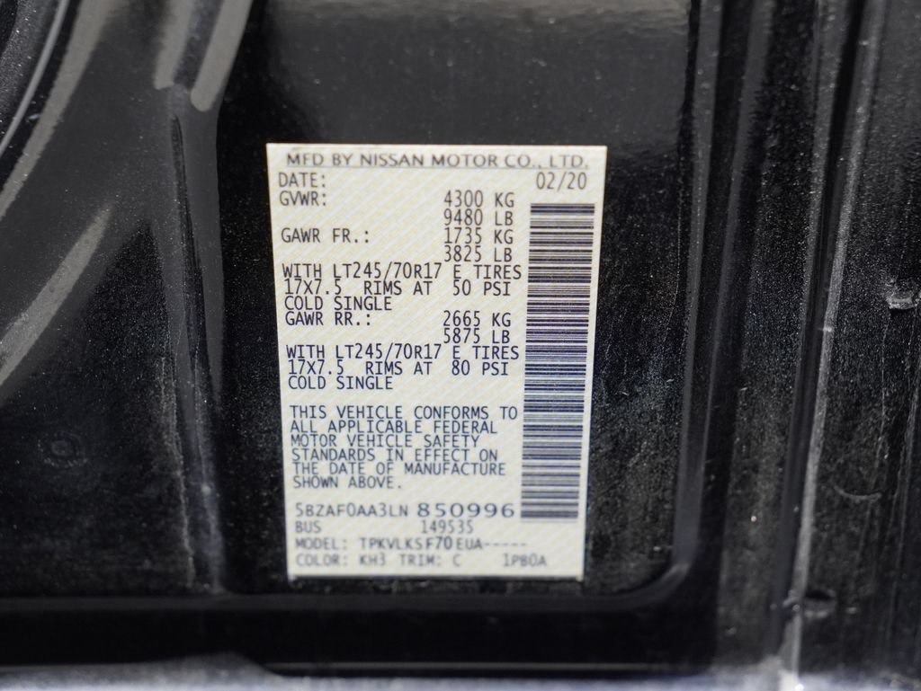 Used 2020 Nissan NV 3500 SL RWD image 32