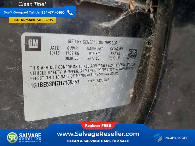 Used 2017 Chevrolet Cruze LT image 5