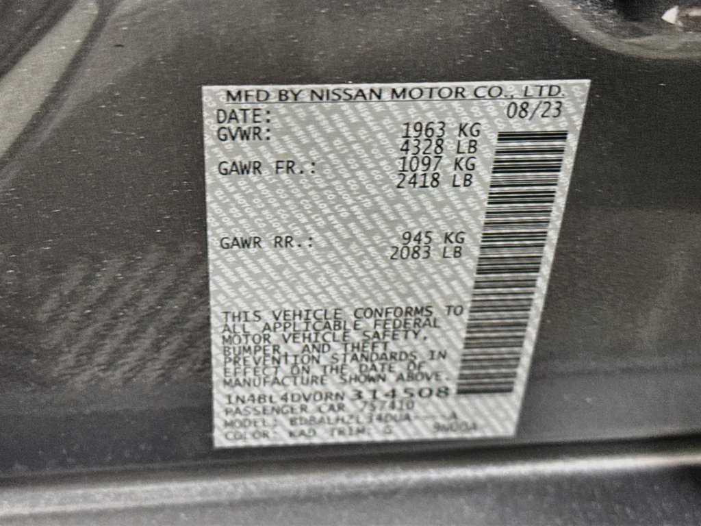 Certified 2024 Nissan Altima 2.5 SV FWD image 33