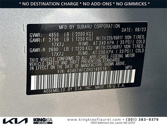 Used 2024 Subaru Outback Premium image 31
