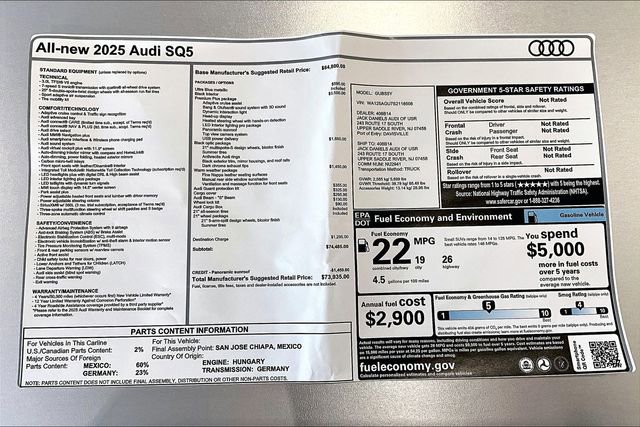 New 2025 Audi SQ5 Premium Plus image 14