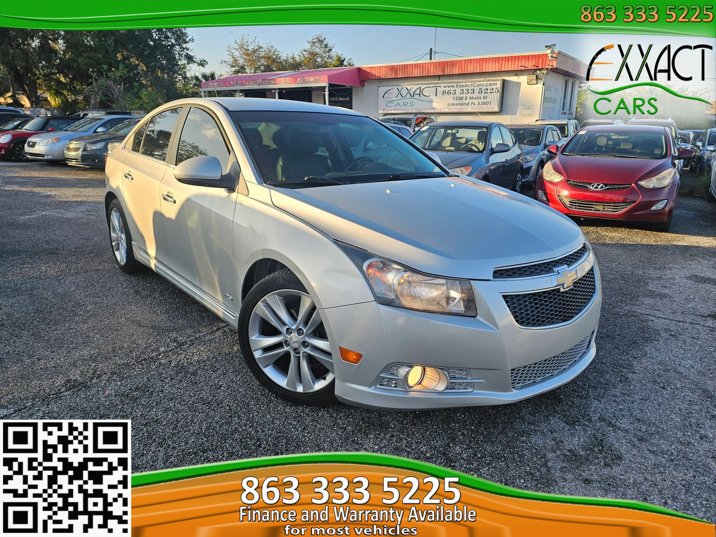 Used 2012 Chevrolet Cruze LTZ w/ RS Package FWD image 1