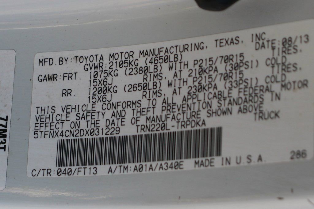 Used 2013 Toyota Tacoma 2WD Regular Cab image 34