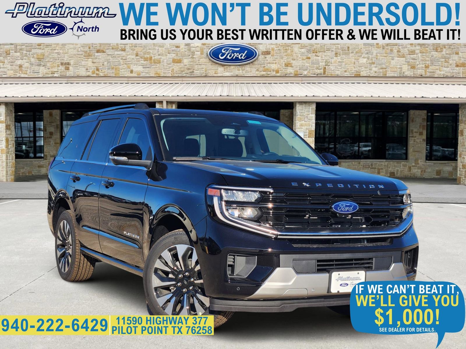 New 2025 Ford Expedition Platinum w/ Driver's Package