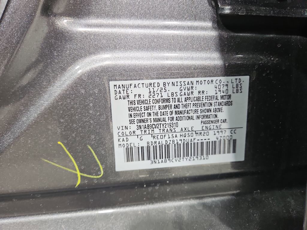 New 2026 Nissan Sentra SV w/ SV Convenience Package image 26