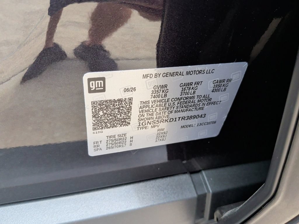 New 2026 Chevrolet Tahoe RST w/ Comfort Package RWD image 51