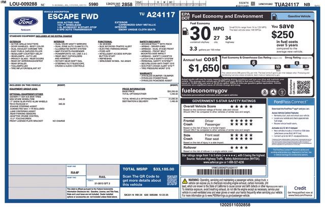 New 2026 Ford Escape Active w/ Tech Pack #1 FWD image 6