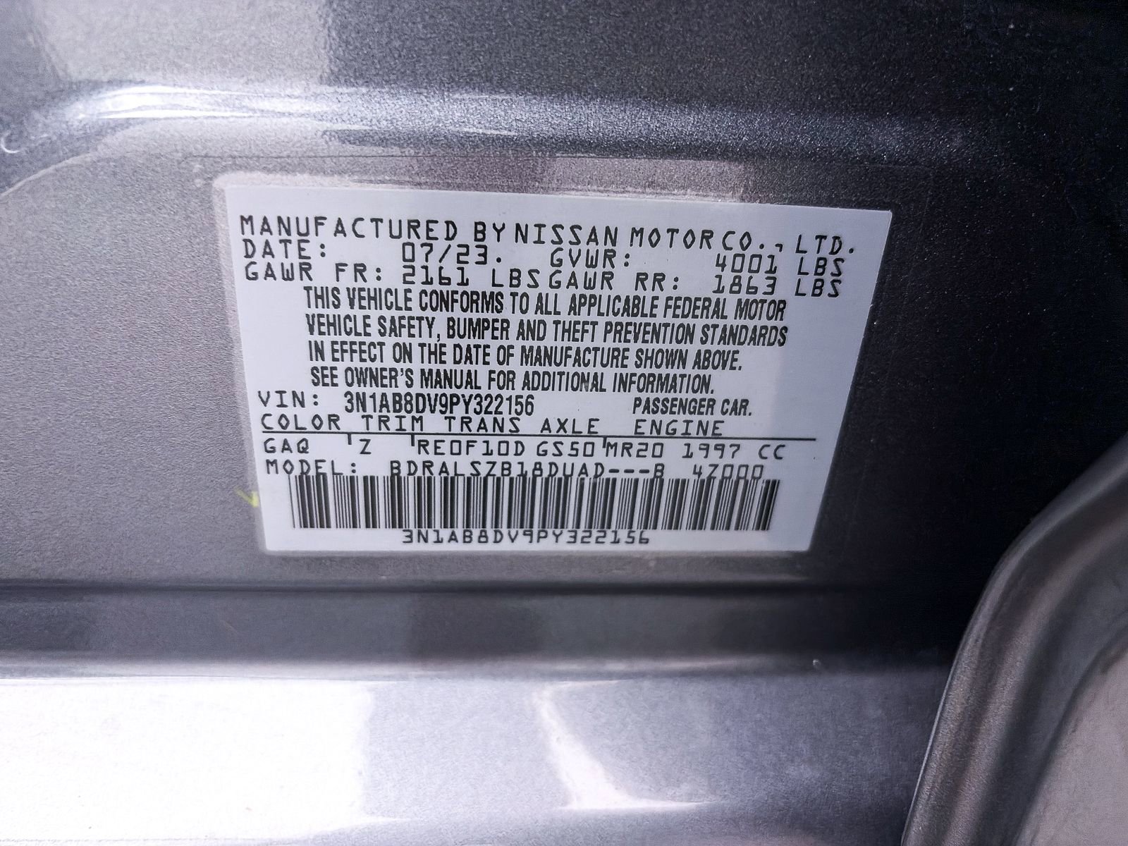Used 2023 Nissan Sentra SR w/ SR Premium Package FWD image 37