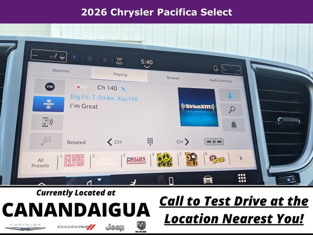 New 2026 Chrysler Pacifica Select image 11