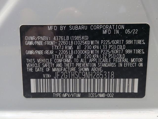 Used 2022 Subaru Crosstrek 2.5i Sport w/ Moonroof Package AWD/4WD image 11