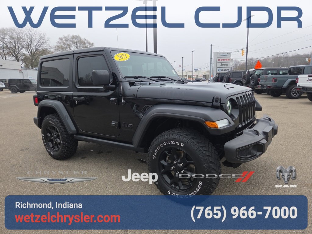 Certified 2021 Jeep Wrangler Willys