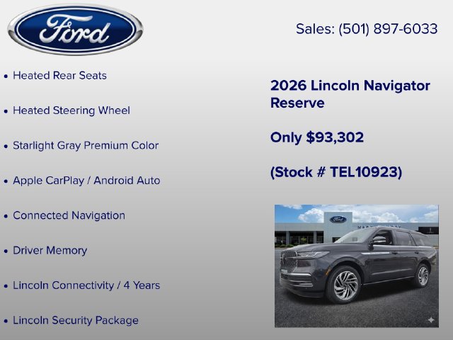 New 2026 Lincoln Navigator Reserve AWD/4WD image 12