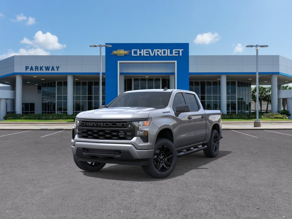 New 2026 Chevrolet Silverado 1500 Custom w/ Turbomax Blackout Package RWD image 8