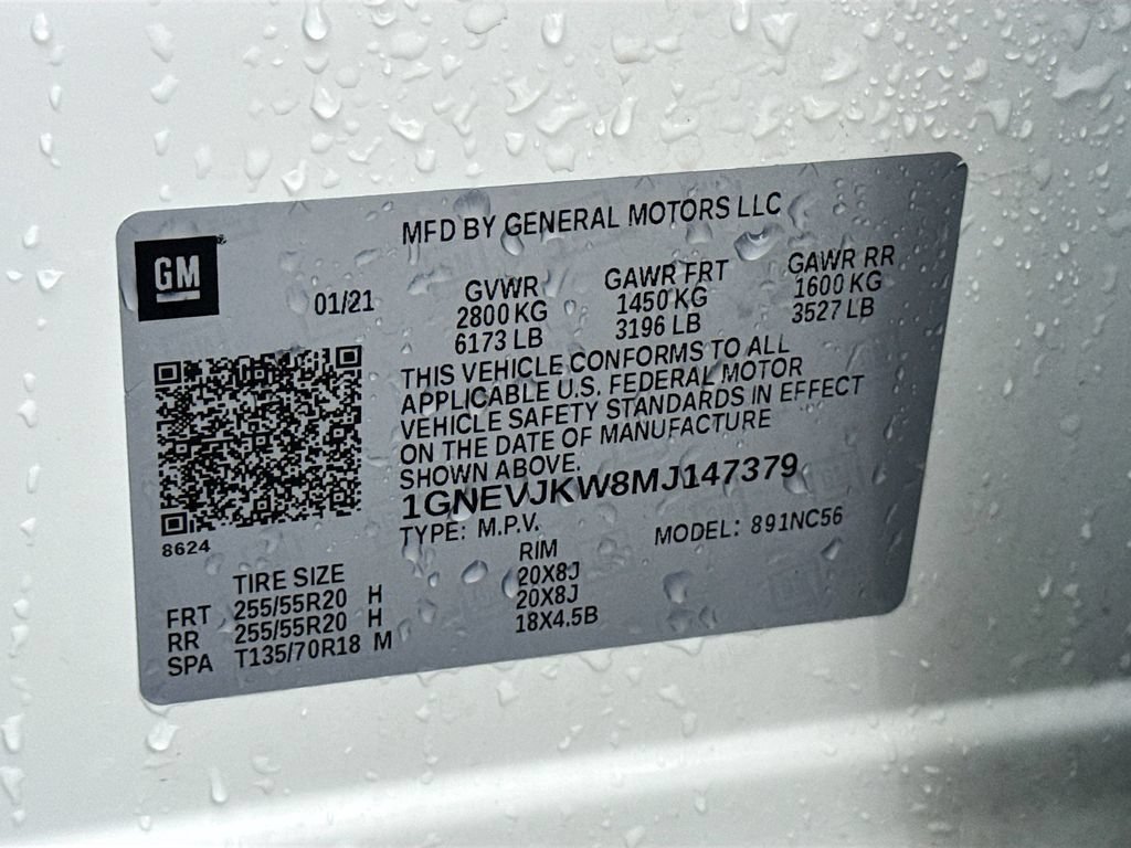 Used 2021 Chevrolet Traverse RS AWD/4WD image 32