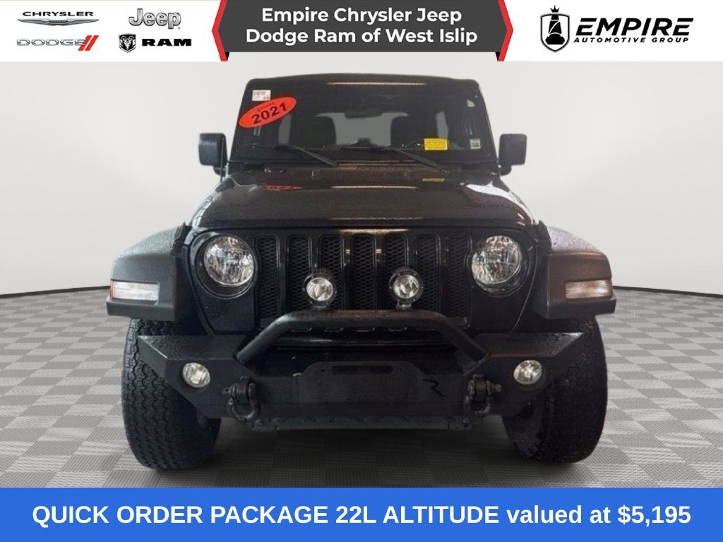 Certified 2021 Jeep Wrangler Unlimited Sport