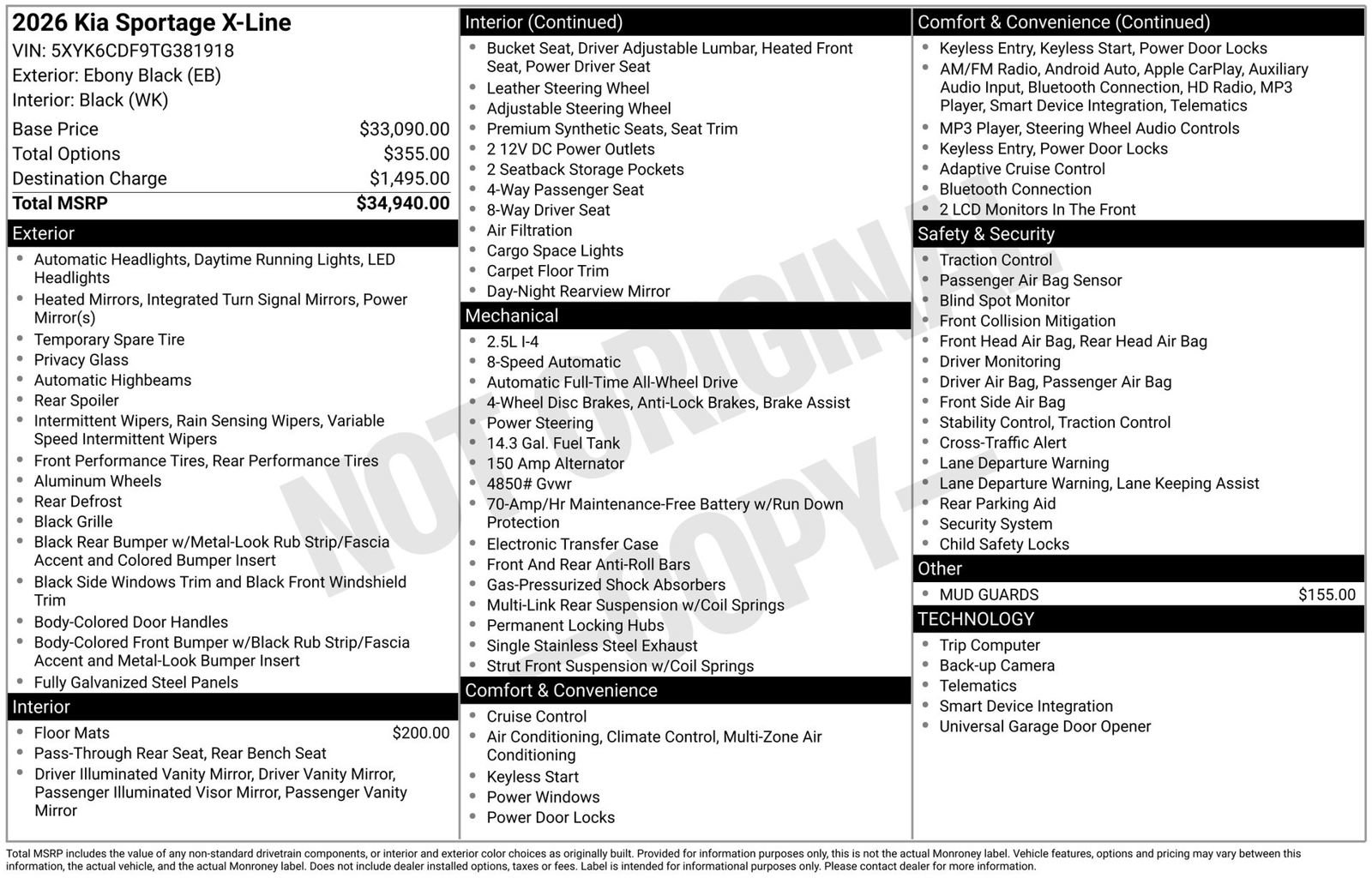 Used 2026 Kia Sportage X-Line image 3