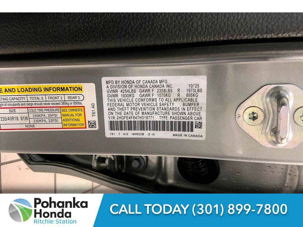 New 2026 Honda Civic Sport Touring image 21