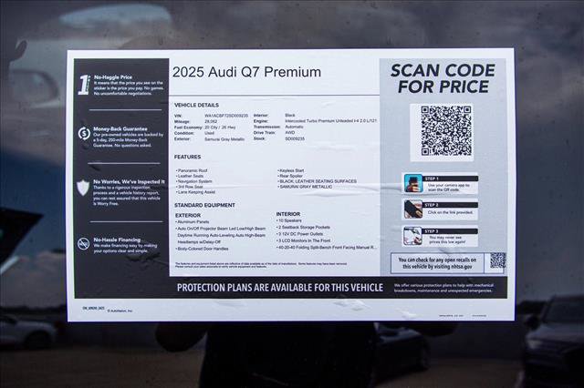 Used 2025 Audi Q7 2.0T Premium w/ Convenience Package AWD/4WD image 29